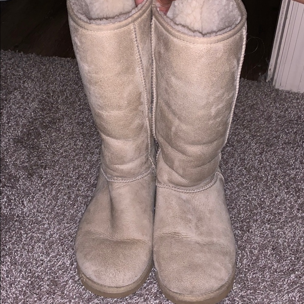Cream UGG boots